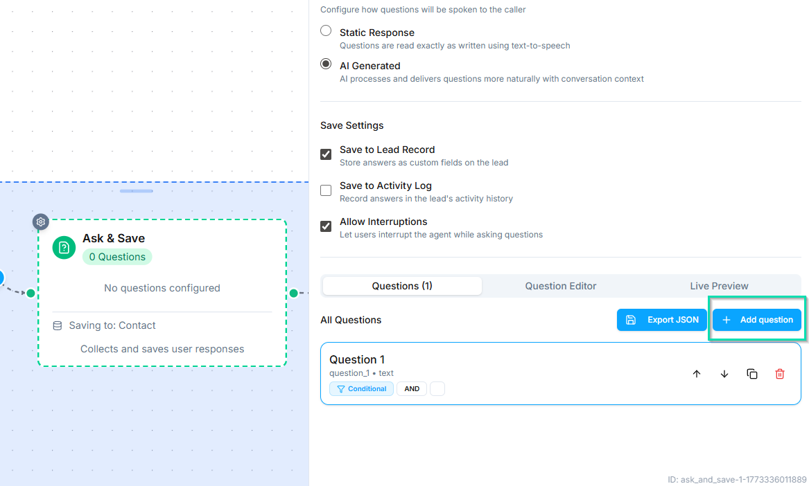 Conditional Questions